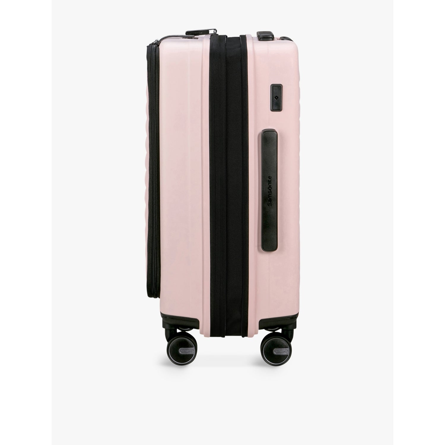 Samsonite hard-shell spinner suitcase 55cm expandable (British brand)