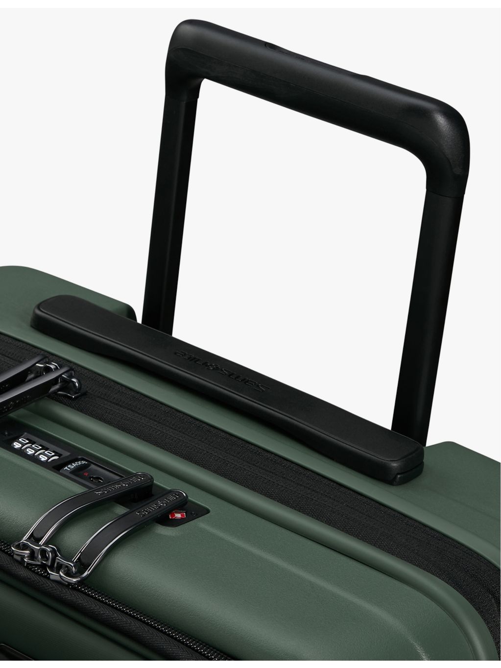 Samsonite expandable 4-wheel hard-shell suitcase 55cm (British brand)