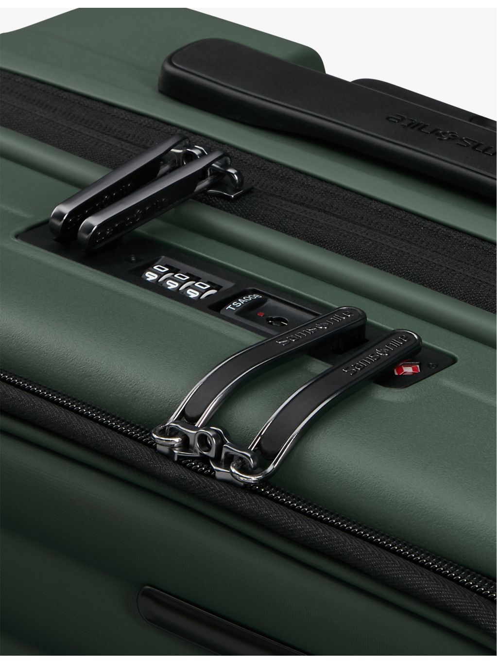 Samsonite expandable 4-wheel hard-shell suitcase 55cm (British brand)