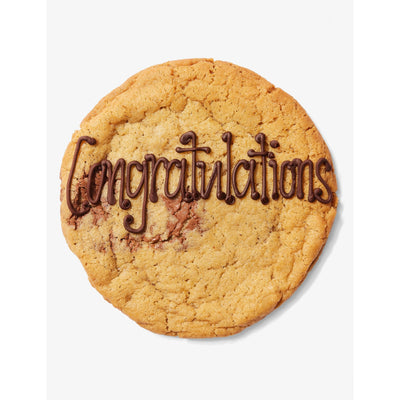 selfridges Blondies Kitchen Congratulations Seven-Inch Milk Chocolate Cookie 0.5kg- Buy online at McGrocer