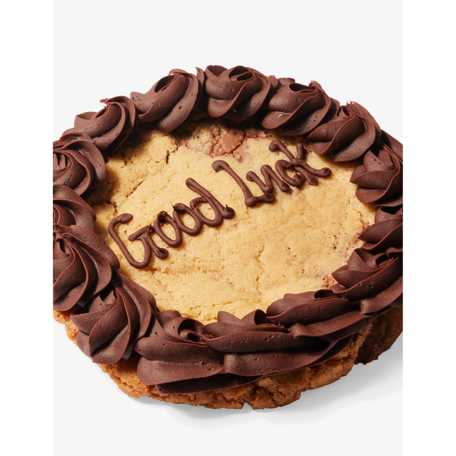 Blondies Kitchen Good Luck seven-inch milk chocolate cookie, imported from the UK