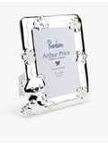 Arthur Price 7x5in silver-plated frame teddy bear butterfly - British product