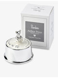 Arthur Price silver plated teddy bear music box 7.8cm, UK version