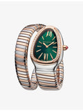 Bvlgari Serpenti Tubogas 18ct rose gold diamond watch 35mm, UK version