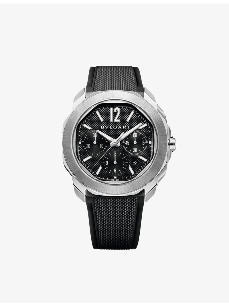 Bvlgari Octo Roma stainless steel automatic watch 42mm, imported from the UK