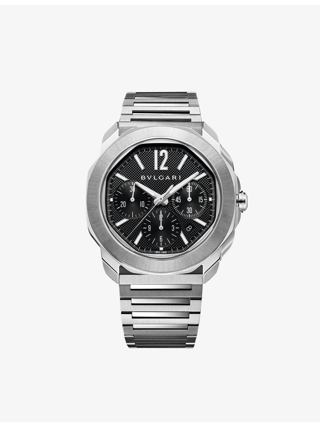 Bvlgari Octo Roma stainless steel automatic watch 42mm, imported from the UK