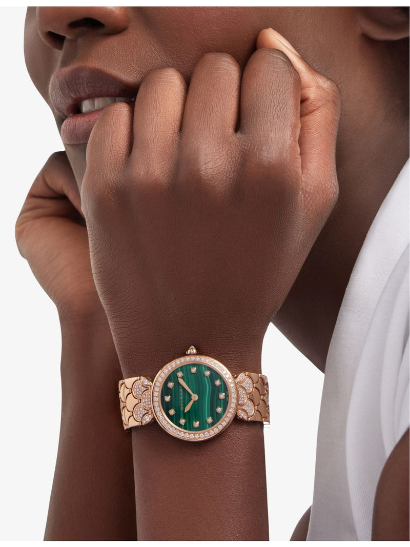 Bvlgari Divina rose-gold diamond watch 33mm, imported from the UK