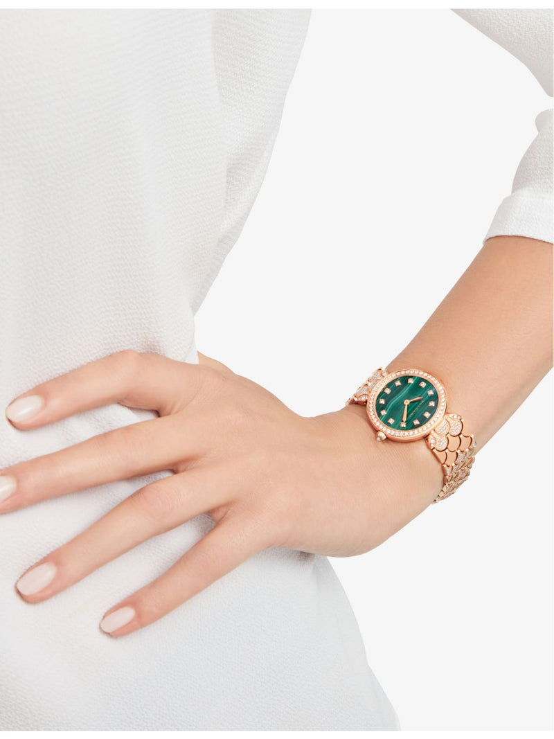 Bvlgari Divina rose-gold diamond watch 33mm, imported from the UK
