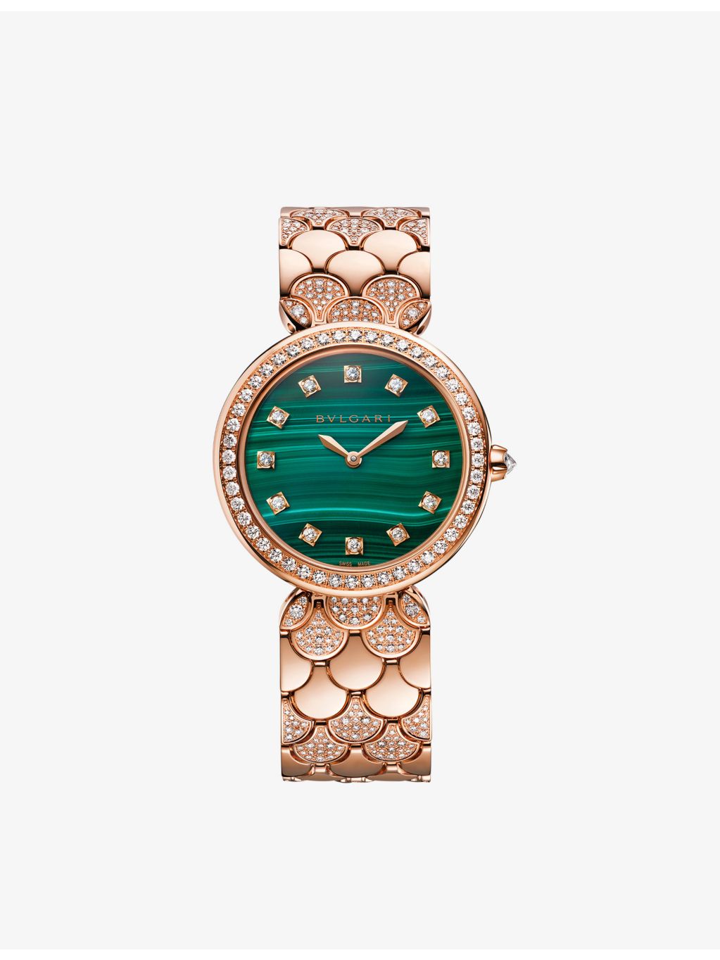 Bvlgari Divina rose-gold diamond watch 33mm, imported from the UK