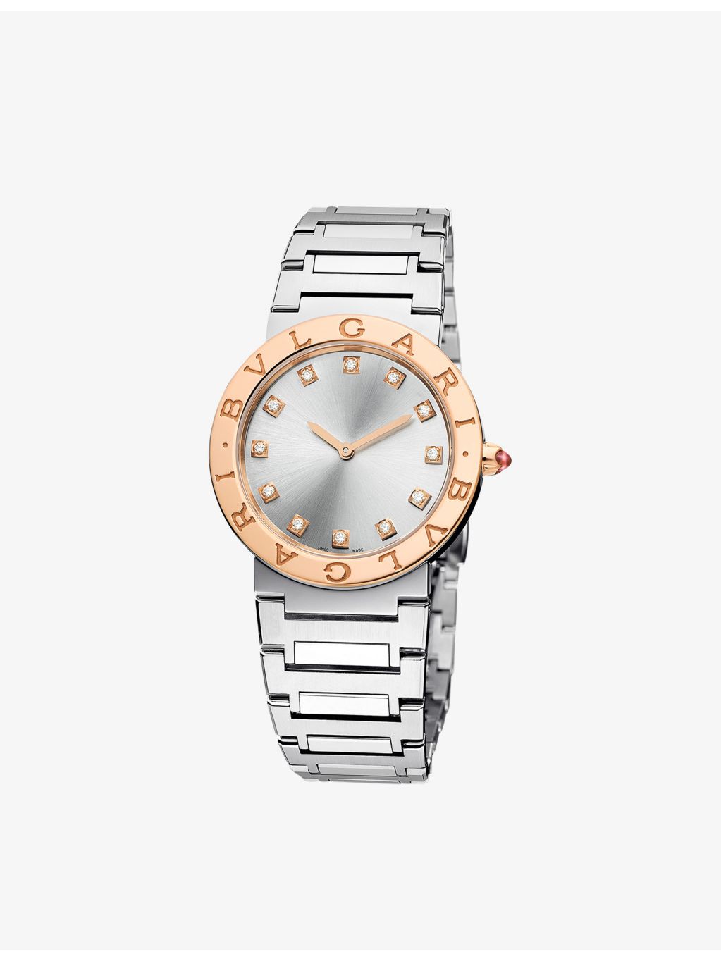 Bvlgari rose gold diamond watch 33mm (British brand)