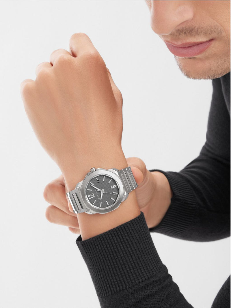 Bvlgari Octo Roma chronograph watch 41mm (British brand)