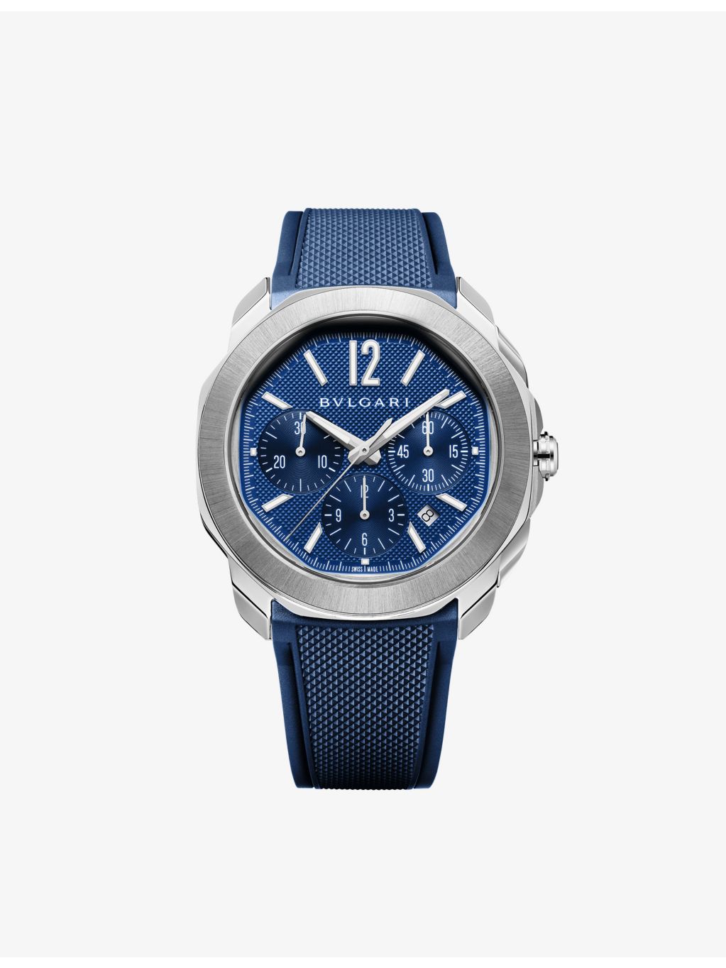 Bvlgari Octo Roma chronograph stainless steel automatic watch 42mm (British brand)