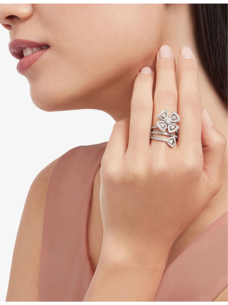 Bvlgari Fiorever diamond ring 1.09ct, imported from the UK