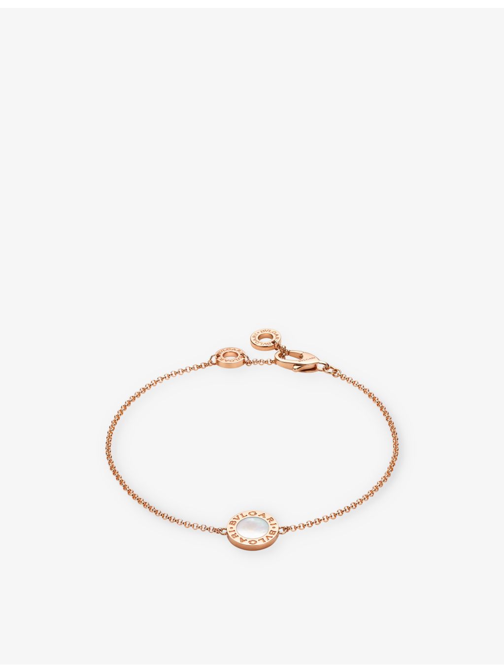 Bvlgari rose gold mother-of-pearl bracelet, UK version