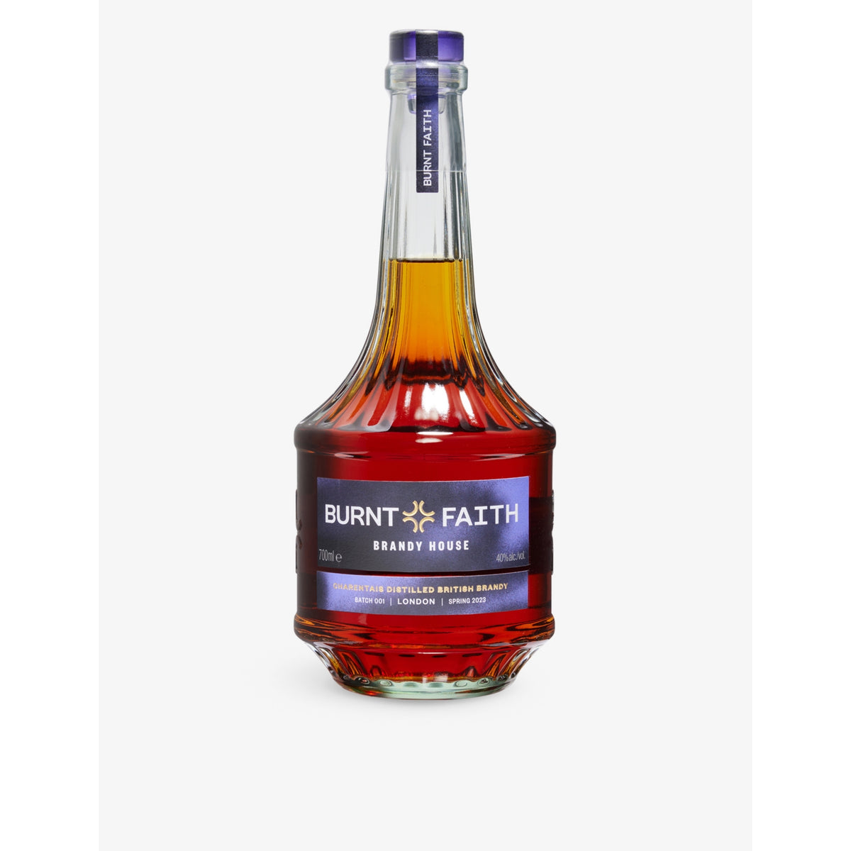 Burnt Faith Batch 001 charentais distilled brandy 700ml - British product