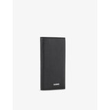 Sandro logo-embossed faux-leather bifold card holder with six slots, UK version