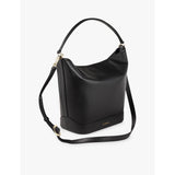 Sandro slouchy leather shoulder bag, imported from the UK