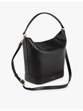 Sandro slouchy leather shoulder bag, imported from the UK