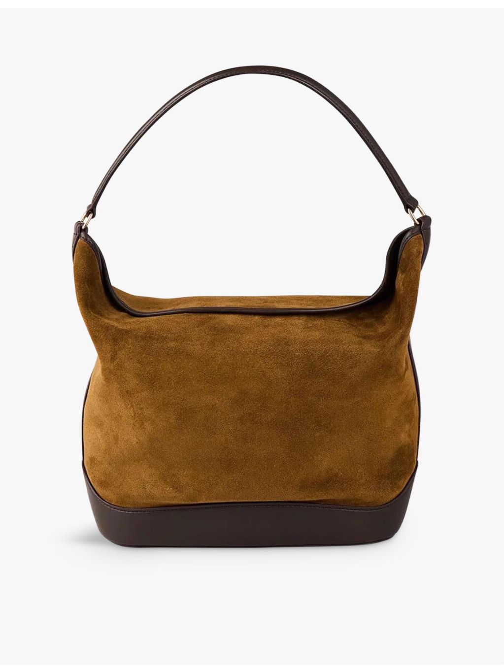 Sandro suede and leather shoulder bag, imported from the UK