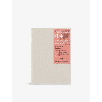 selfridges Traveler's Company Stitch-bound Dot-grid Refill Notebook Passport Size 12.4cm x 8.9cm- Buy online at McGrocer