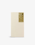 Traveler's Company saddle-stitched paper notebook refill 128 pages (British brand)
