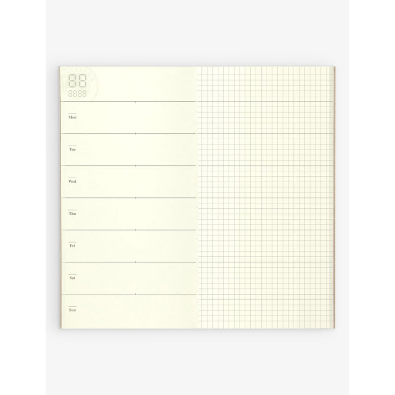 Traveler's Company diary refill 21cm x 10cm, imported from the UK