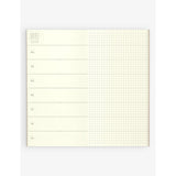 Traveler's Company diary refill 21cm x 10cm, imported from the UK