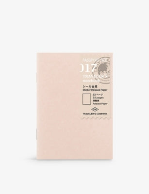 Traveler's Company passport sticker paper refill 12.4cm x 8.9cm, UK version