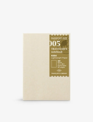 Traveler's Company passport notebook refill, UK version