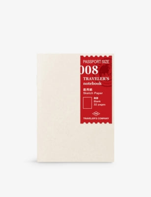 TRAVELER'S COMPANY passport sketch paper refill 12.4cm x 8.9cm, UK version