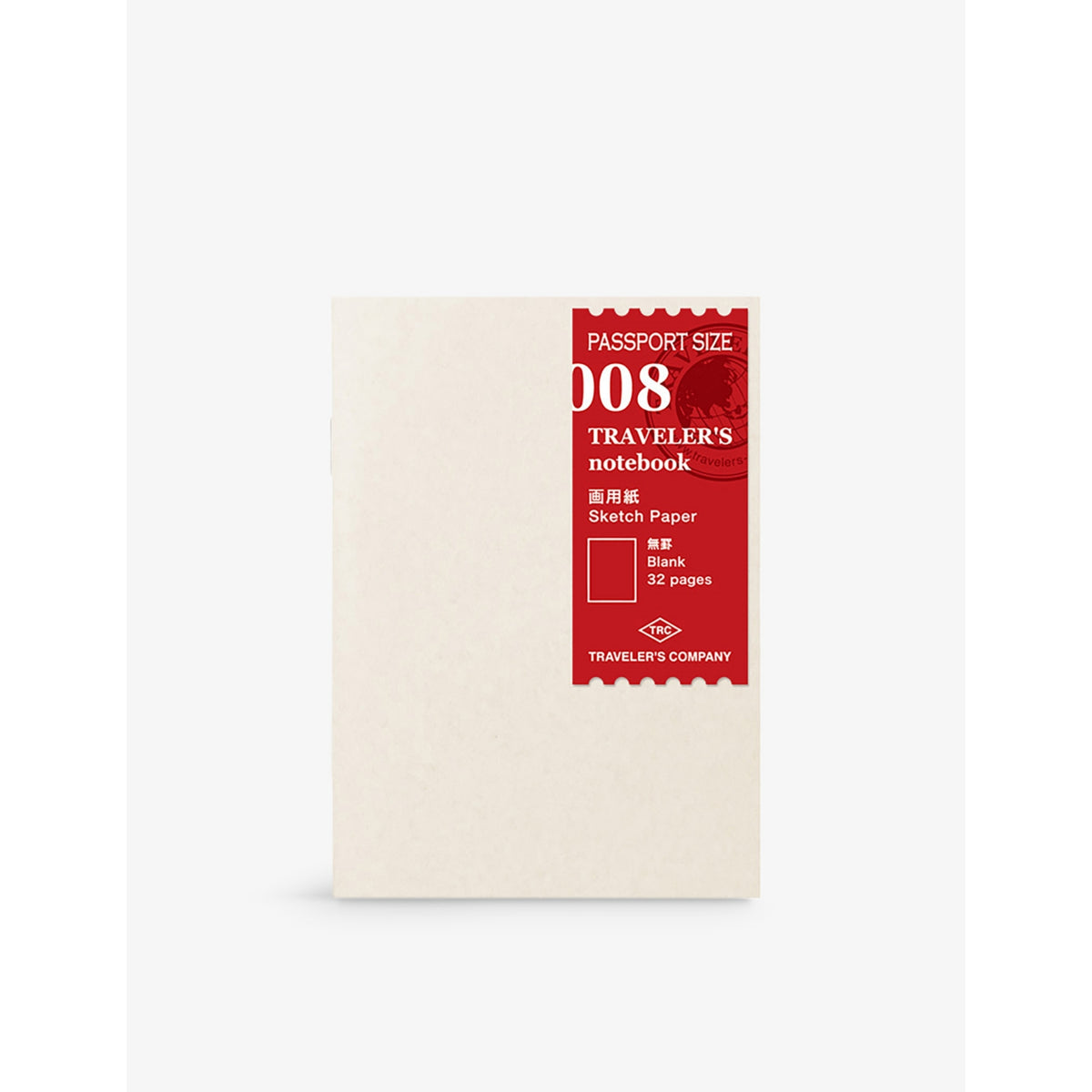 TRAVELER'S COMPANY passport sketch paper refill 12.4cm x 8.9cm, UK version