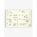 TRAVELER'S COMPANY passport weekly diary refill 64 pages, UK version