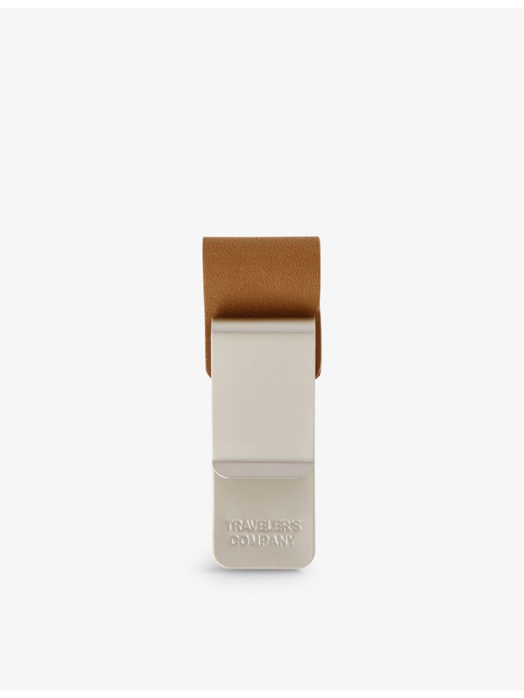 TRAVELER'S Company leather and metal pen holder - British product