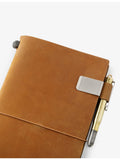 TRAVELER'S Company leather and metal pen holder - British product
