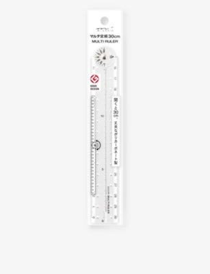 MIDORI clear multi ruler 30cm, imported from the UK