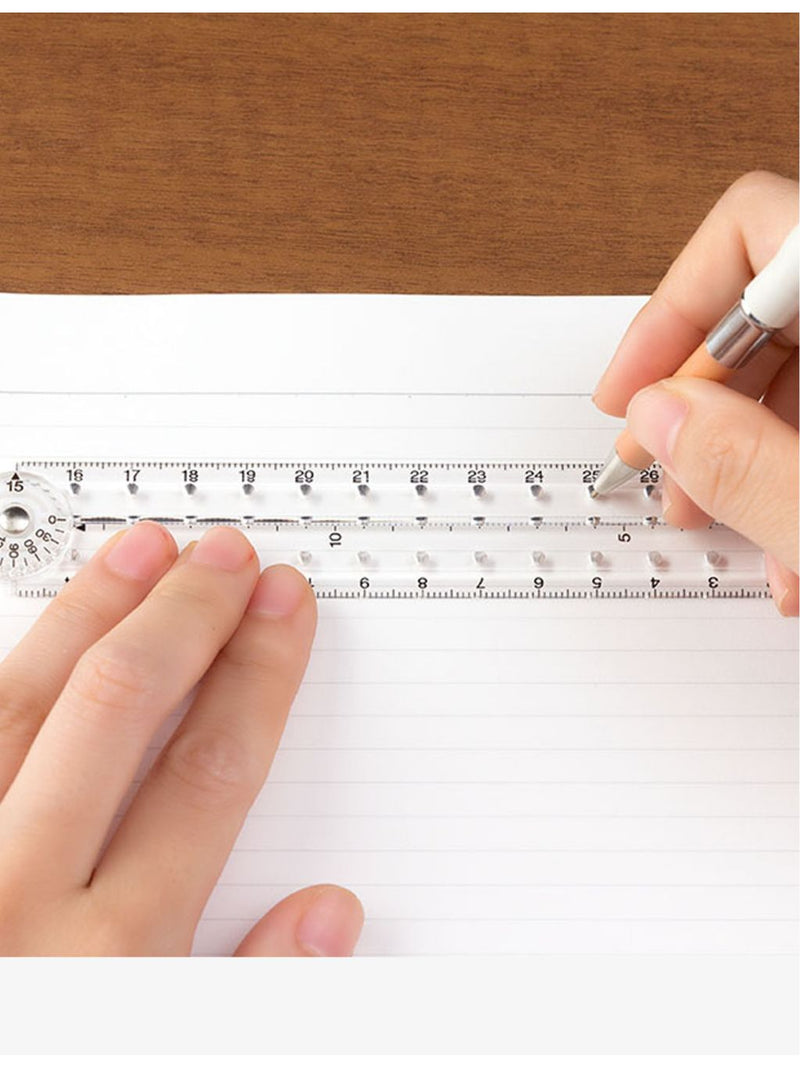 MIDORI 30cm plastic foldable ruler, imported from the UK
