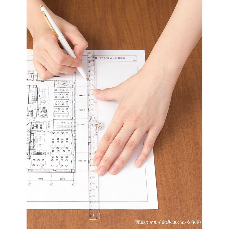 MIDORI 30cm plastic foldable ruler, imported from the UK