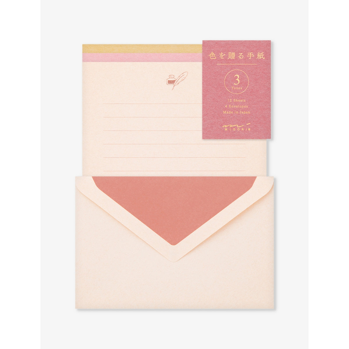 MIDORI letter set 915 Giving A Colour, UK version