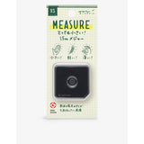 XS Square tape measure 1.5m - BLACK