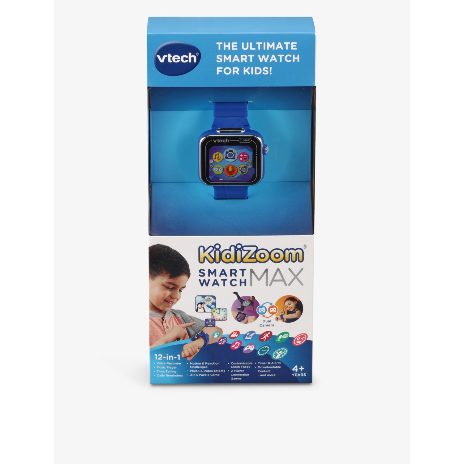 VTech KidiZoom Max kids smartwatch with dual camera, UK version