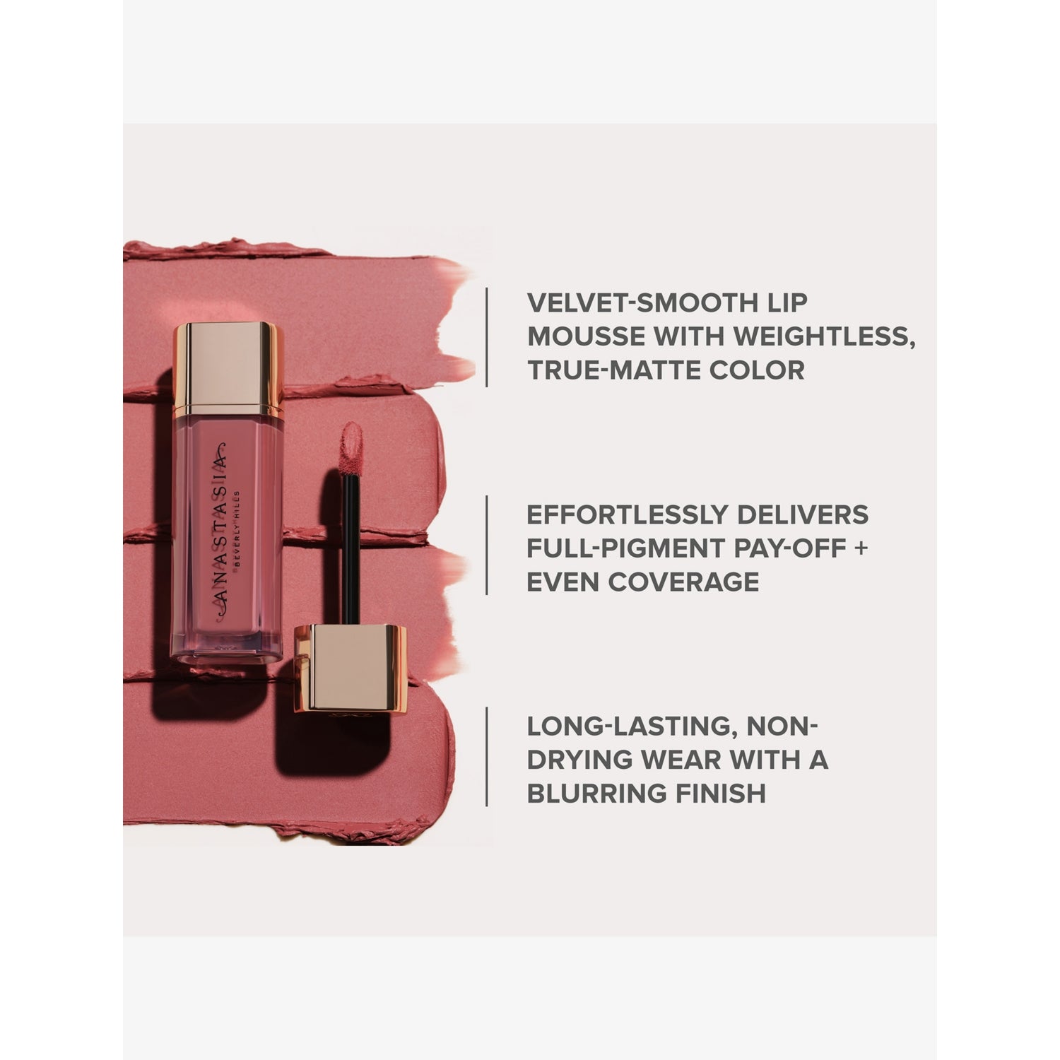 Anastasia Beverly Hills Lip Velvet lipstick 3.5g, imported from the UK