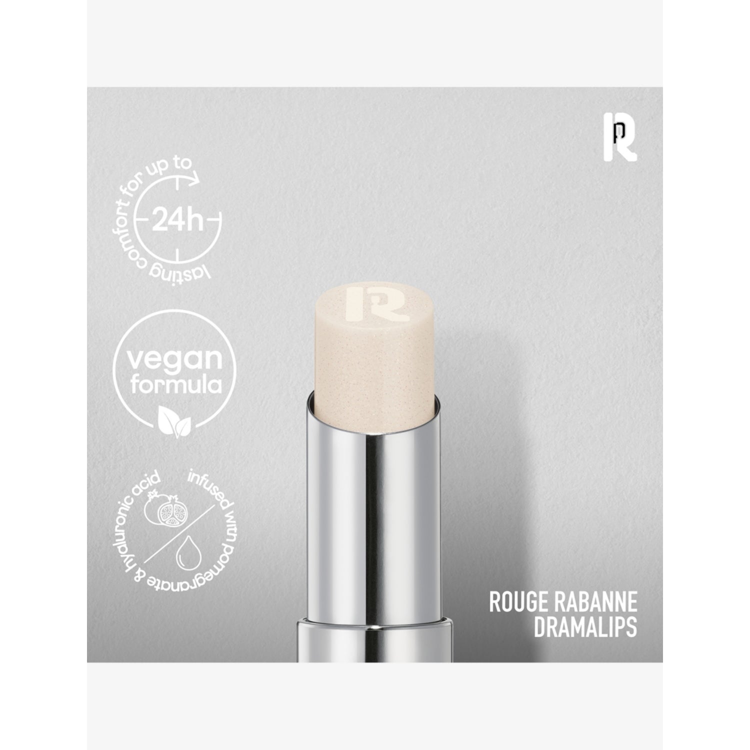 Rabanne Dramalips Glassy Ultra Pearly lipstick 3.4g (British brand)