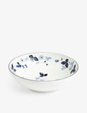 Wedgwood bone-china cereal bowl Wild Strawberry floral 18cm - British product