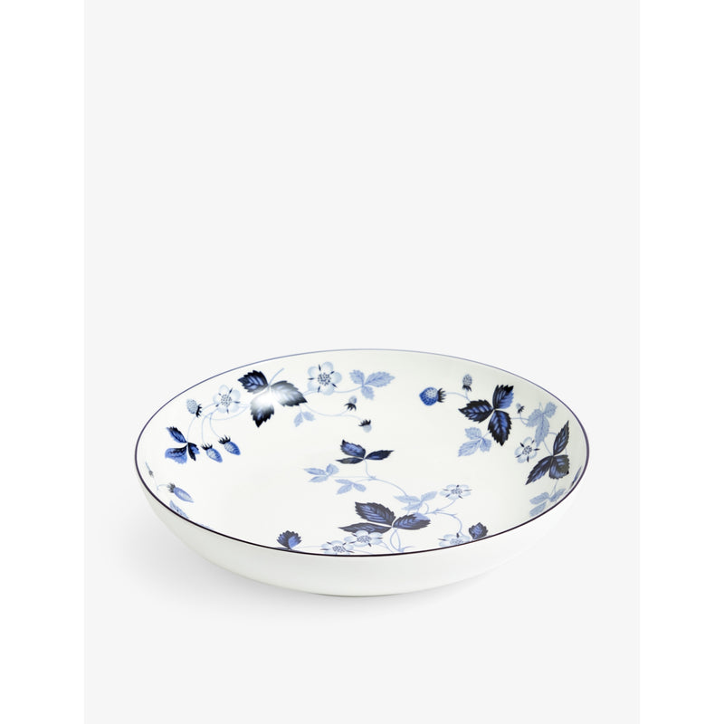 Wedgwood Wild Strawberry bone china pasta bowl 24cm - British product