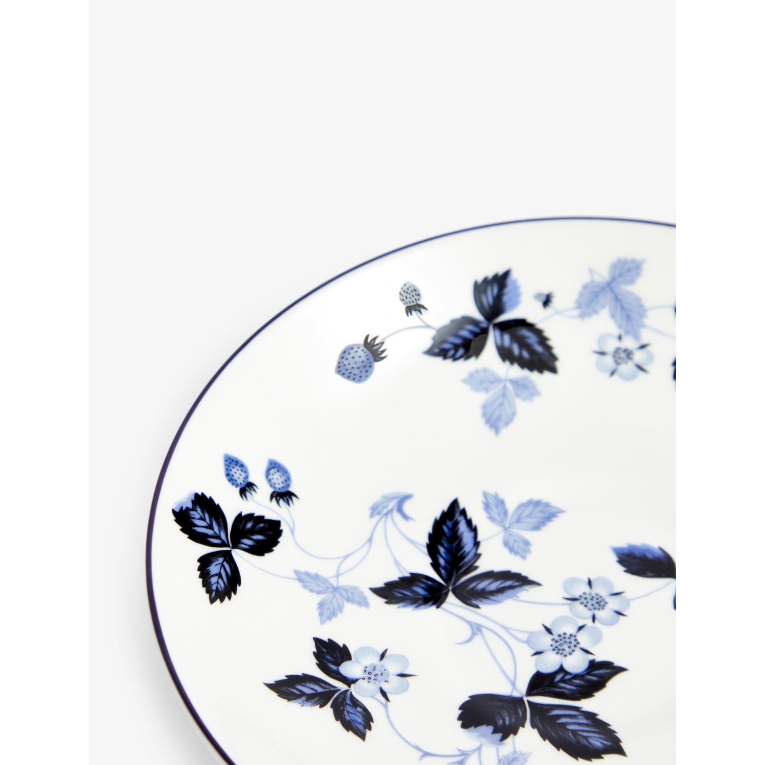 Wedgwood Wild Strawberry bone china teacup and saucer, imported from the UK
