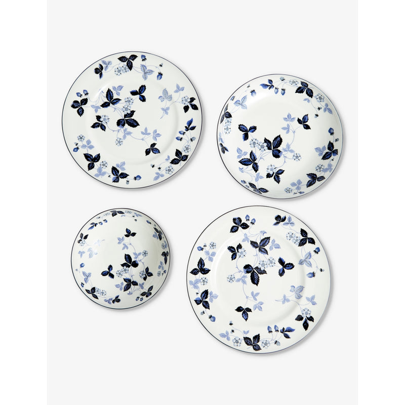 Wedgwood Wild Strawberry Inky Blue 8-piece dinnerware set, UK version
