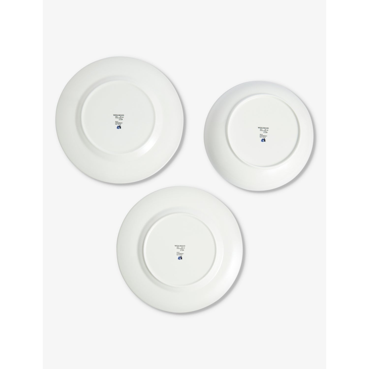 Wedgwood Wild Strawberry Inky Blue 8-piece dinnerware set, UK version