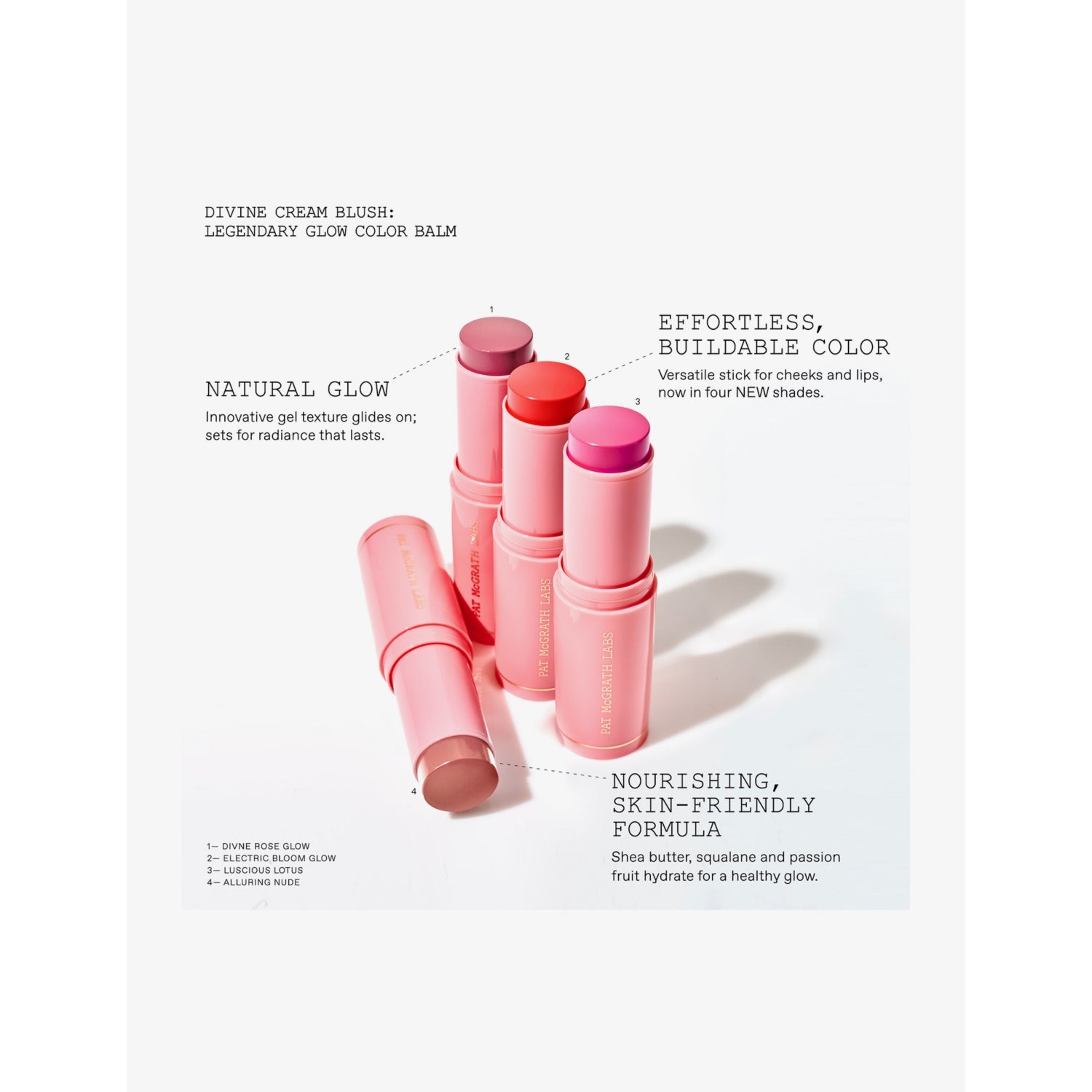 Pat McGrath Labs Legendary Glow colour balm 7g, imported from the UK