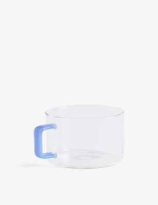 HAY Brew Contrast-Handle Glass Cup