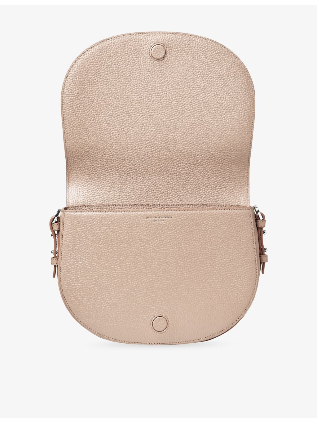 Aspinal of London Stella leather cross-body satchel large, imported from the UK
